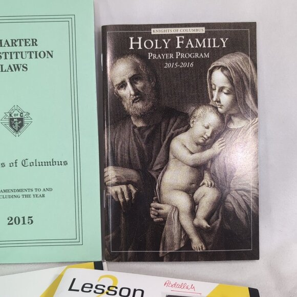 Knights of Columbus Lot Constitution Laws 2015 Apostle's Creed 1 2 Prayer Book - Picture 3 of 9
